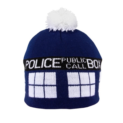 Doctor Who- TARDIS Pom Beanie