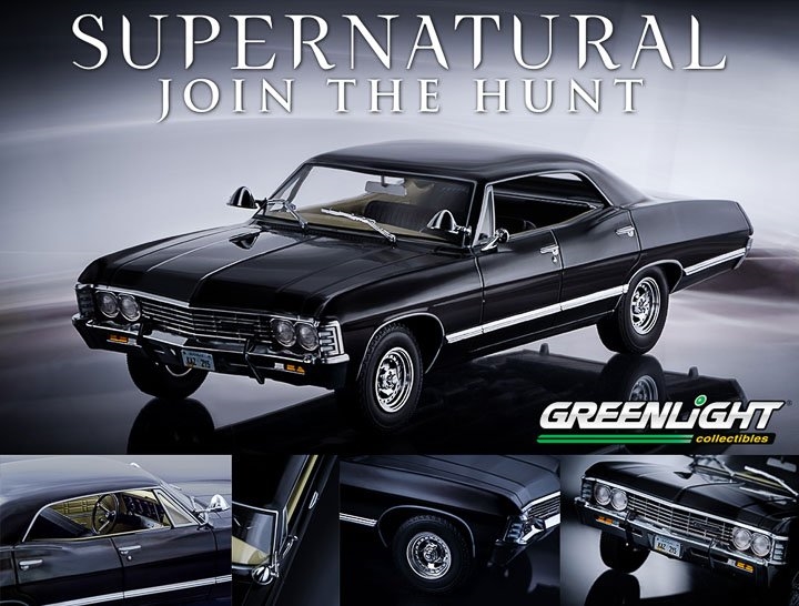 1967 Chevy Impala Sedan from “Supernatural” - Model Cars - Model