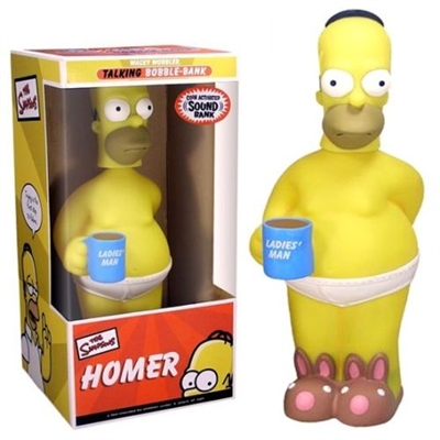 Simpsons Homer
Talking Bobble Bank 30cm