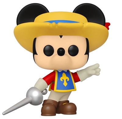 Funko Pop Vinyl 889698555289 Disney Mickey Mouse Musketeer sdcc 2021 55536