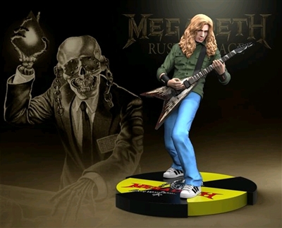 Megadeath - Dave Mustaine Rock Iconz Statue  Knucklebonz KNUMGDDM100 0655646624440