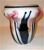 Charles Lotton Vase
Opal with Pink Iris Gold Ruby Interior

Aprox Size 8 by 9
Signed Charles Lotton
Dated 2016