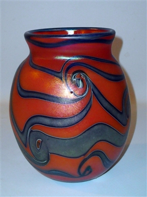 Charles Lotton Vase
Iridescent Orange King Tut Vase
Charles Lotton Vase
Iridescent Orange King Tut Vase
Aprox Size 7 by 6
Signed Charles Lotton
Dated 2018