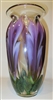Daniel Lotton Large Crystal Vase Purple Tuliptokiss
