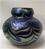 Daniel Lotton Vase Iridescent Cobalt Sureen King Tut