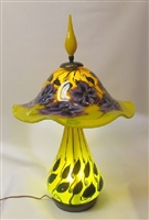 Daniel Lotton Yellow Lamp Purple Cynthia Flowers