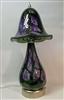 Daniel Lotton Table Lamp Purple Cactus Flowers