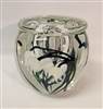 Timothy Lotton Clear White Bleeding Heart Bowl