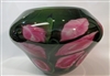 Daniel Lotton Large Aventurine Bowl Red Interior