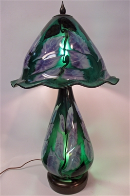 Daniel Lotton Mid Size Table Lamp Aqua Aventurine