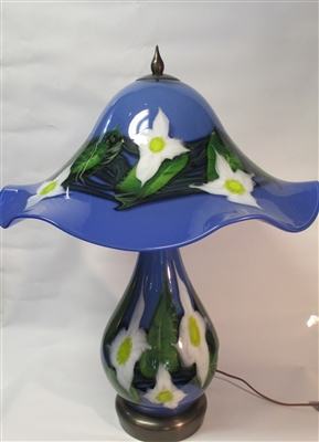 Daniel Lotton Periwinkle Blue Table Lamp