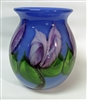 Daniel Lotton Vase Periwinkle Blue Purple Flower