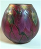 Daniel Lotton Purple Vase Iridized with Drop Leaf
Beautiful
Size 8  by 8 
Signed Daniel Lotton  Dated 2016
Price 1200.00