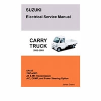 Electrical Service Manual, Suzuki Carry, Da63T