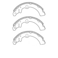 Mitsubishi Minicab 98, Nissan Clipper 2003-12, Rear Brake Shoe