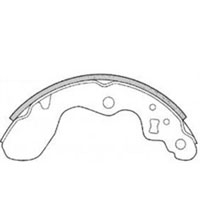 Suzuki 90-99, Rear Brake Shoes (NO LONGER AVAILABLE)