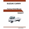 Suzuki Carry, DA63T, Factory Parts Manual