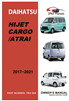 Daihatsu â€“ Hijet Cargo / Atrai/ Deckvan / Hijet Owners User Manual in English 2017~2021