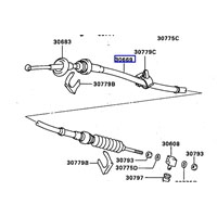 Mitsubishi Minicab, Transfer Case Shift Cable