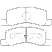 Mitsubishi Minicab/Nissan Clipper, '98, Front Disc Brake Pads