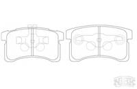 Daihatsu Move, Aug 95~Apr 96, Front Brake Pads