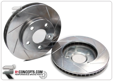 Front Slotted Rotors
