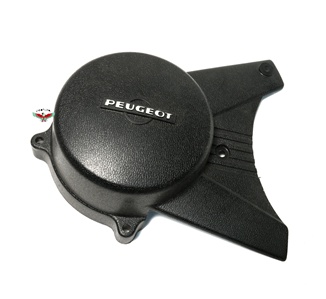 NOS peugeot 103 variator cover - black with letters