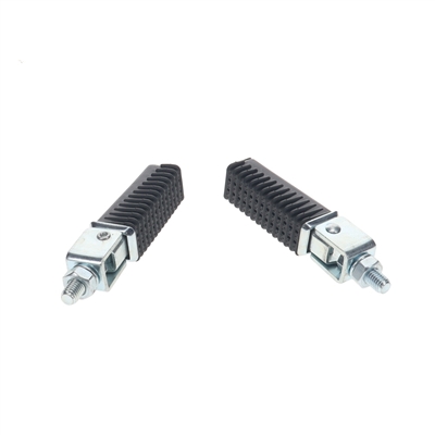 Very nice italian square black foot pegs - 10mm