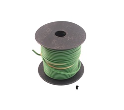 16 gauge moped electrical wire - GREEN - by da foot