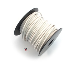 16 gauge moped electrical wire - WHITE - by da fo