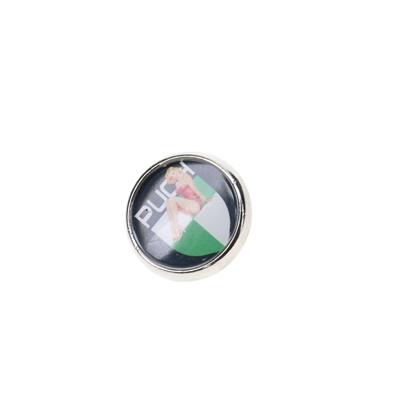 puch 20mm round PIN - PIN UP girl