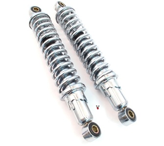 fully chrome adjustable shocks - 280mm