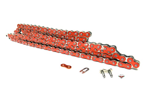 415HD drive chain - 128 links - METALLIC ORANGE