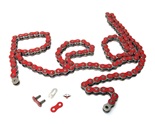 415HD drive chain - 128 links - RASPBERRY RED