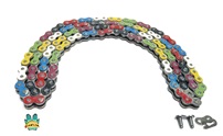 415HD drive chain - 128 links - all the colors of the RAINBOW!