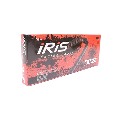 420 black iris TX standard chain for many - 124 links