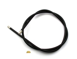 37" black cable housing