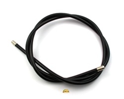 31" black cable housing