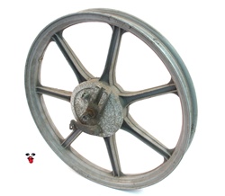 USED 17" grimeca GREY front 7 star mag wheel