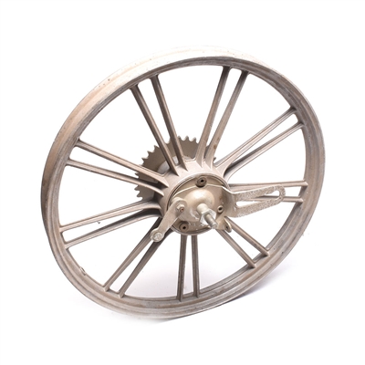 16" grimeca GREY 9 star REAR mag wheel for italian bikes