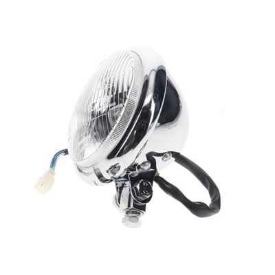 BIG chrome center mount headlight