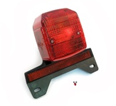 CEV tail light with license plate bracket