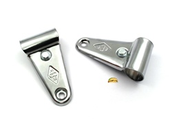 EBR moped front fork headlight mounts
