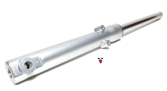 metalflake SILVER EBR non-hydraulic 26" fork leg - LEFT