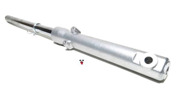 metalflake SILVER EBR non-hydraulic fork leg - RIGHT