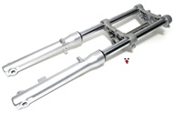 metalflake SILVER EBR non-hydraulic 26" COMPLETE FUNZONE forks