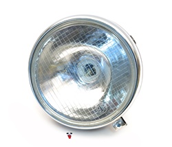 black GUIA round headlight - 7"
