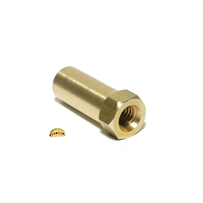 M7 10mm long brass exhaust nut