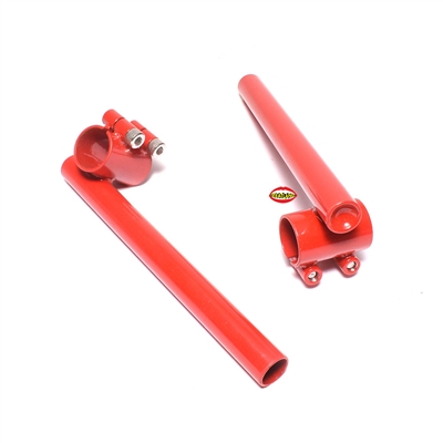 MLM clip-on handlebars - 30mm RED