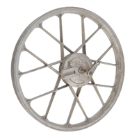 NOS 17" vespa grande grimeca snowflake wheel - FRONT